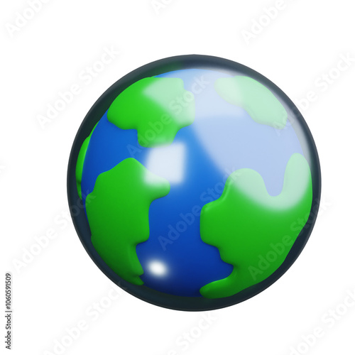 Ozone Layer Depletion 3d Render Icons