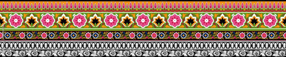 seamless beautiful wallpaper cards border design floral leaf vintage ornament Victorian geometric ethnic print paisley pattern