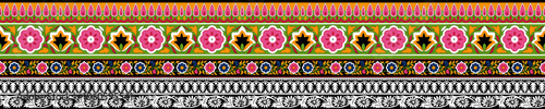 Obraz na płótnie seamless beautiful wallpaper cards border design floral leaf vintage ornament Victorian geometric ethnic print paisley pattern
w salonie