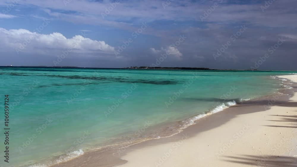 Idyllic Beach at the Maldives, Indian Ocean Idyllic Beach at the Maldives, Indian Ocean
