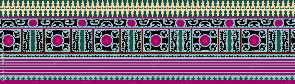 seamless beautiful wallpaper cards border design floral leaf vintage ornament Victorian geometric ethnic print paisley pattern