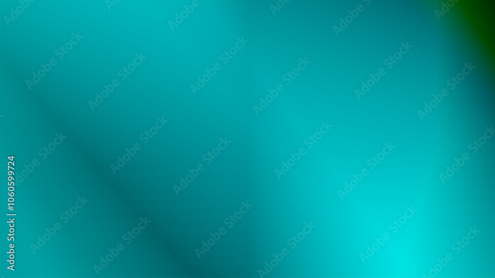 Fototapeta premium Blurred light green,turquoise abstract background, smooth colorful transition, Gorgeous abstract illustration with sun-like image.