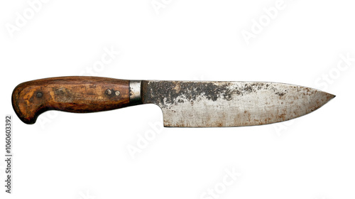 Cooking knife isolated on transparent background