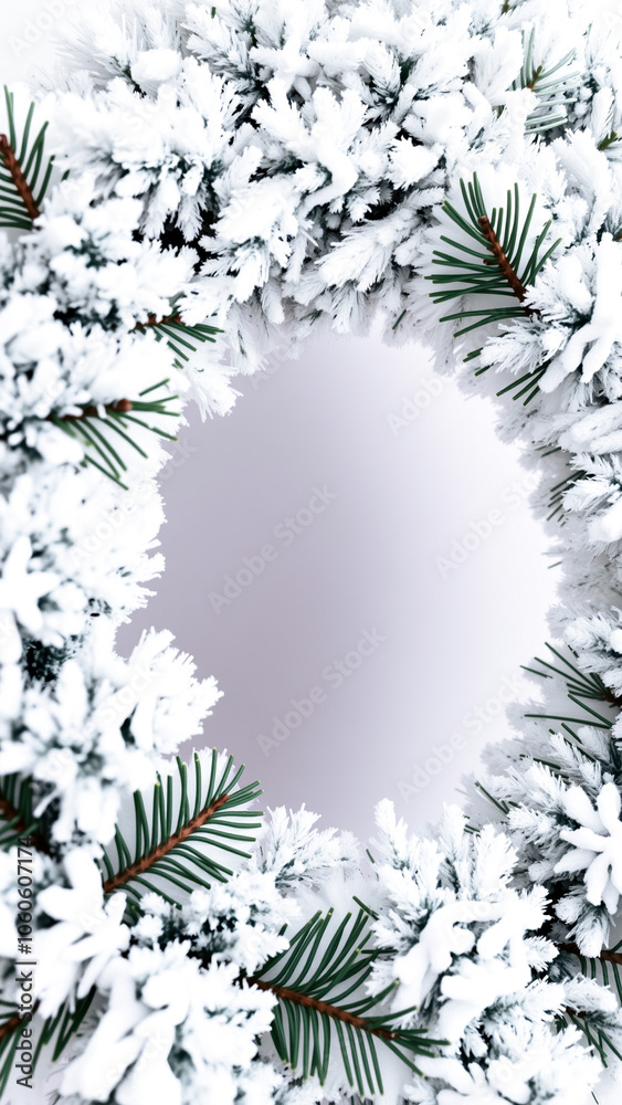 frosty pine wreath frosty pine wreath