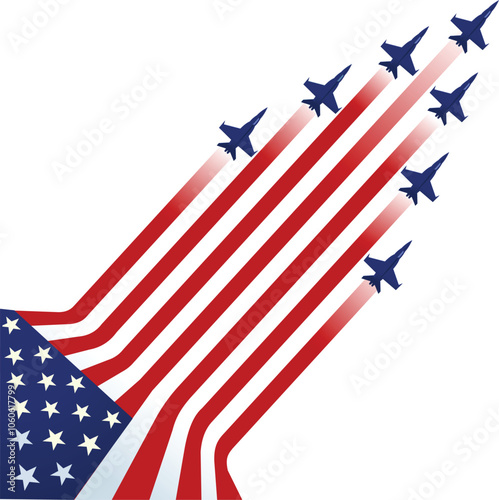 Eagle fighter jet plane taking off during exercise