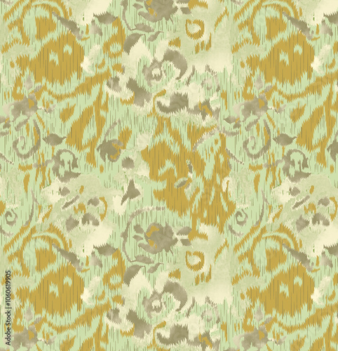 seamless beautiful wallpaper cards all over design floral leaf vintage ornament Victorian ethnic geometric print paisley pattern