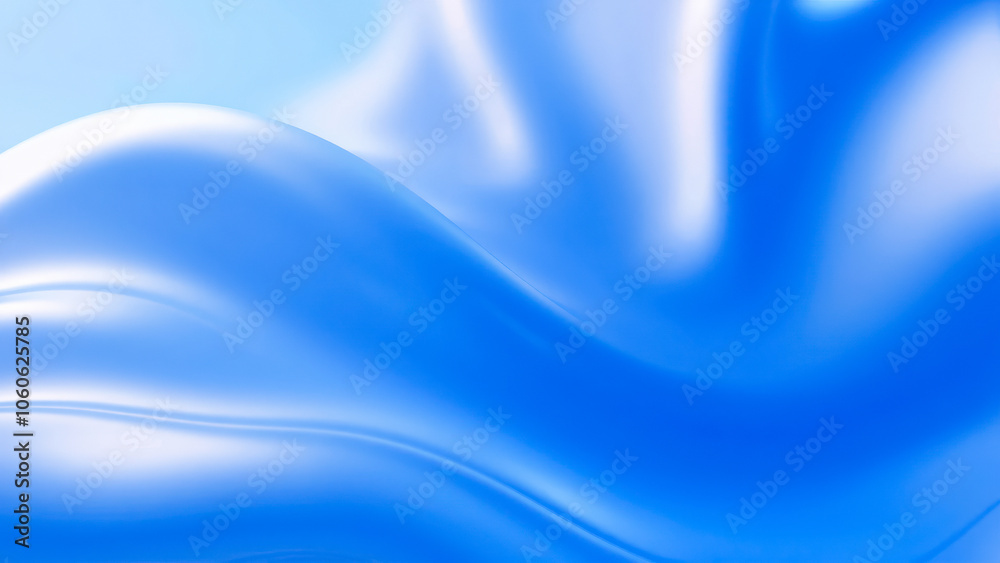 Obraz premium abstract blue flowing lines