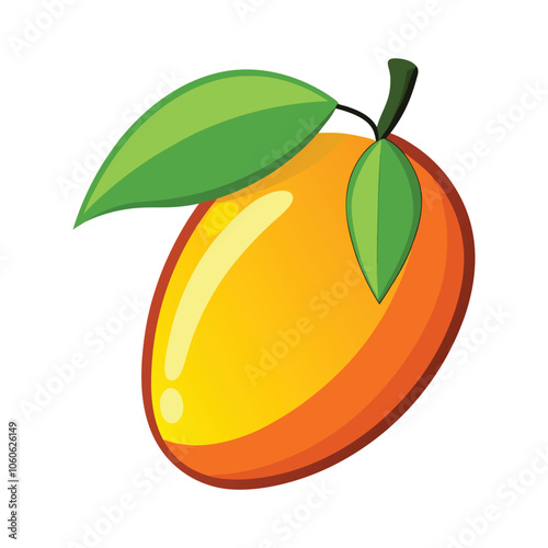 Mango Clip Art Vector Illustration