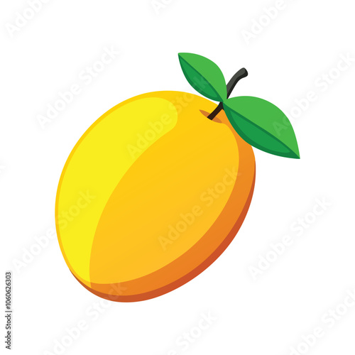 Mango Clip Art Vector Illustration