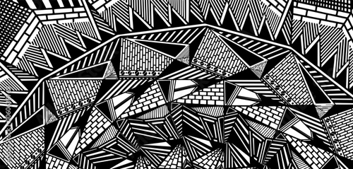 Ilustração Vetorial modelo, inconsútil, vector, papel de parede, design, textura, ilustração, geométricas, arte, papel, condecoração, estrela, triangulo, forma, seta, ornamento, 3d, reta, seta, base, 