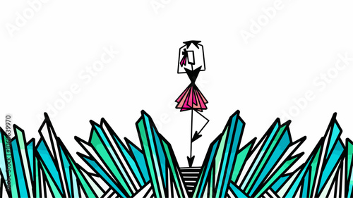 Ilustração Vetorial vector, ilustração, design, silhueta, ícon, noir, comércio, cidade, natureza, horizonte, bandeira, computador, símbolo, assinar, reta, código de barras, torre, modelo