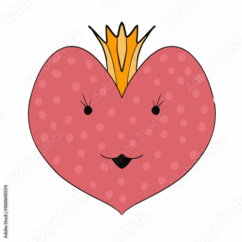 Ilustração Vetorial coração, amor, valentine, vector, ilustração, dia, carta de baralho, forma, símbolo, design, condecoração, cor-de-rosa, modelo, flor, romance, romântica, cumprimento, feriado, boda