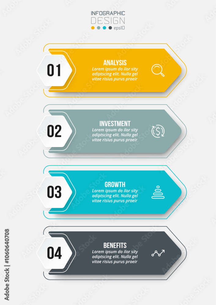 Infographic template business concept with workflow.
Infographic template business concept with workflow.
