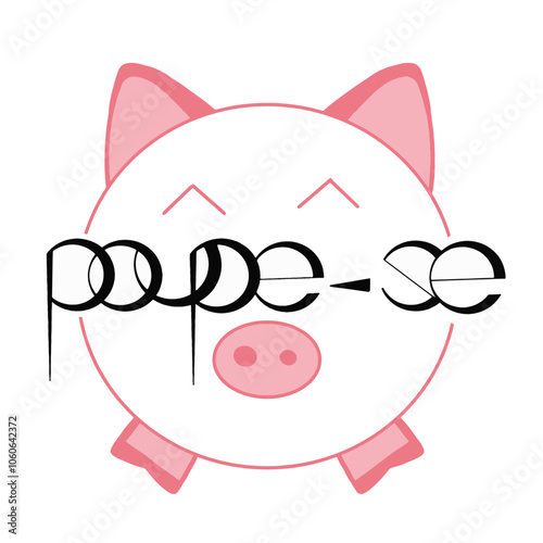 Ilustração Vetorial porco, animais, caricatura, cor-de-rosa, vector, ilustração, leitão, fazenda, leitão, isolado, bonito, carne de porco, amor, bebé, mamífero, ícon, coração, cara, gatinho, banco, ar