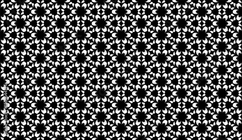 Ilustração Vetorial modelo, inconsútil, papel de parede, vector, textura, design, noir, ornamento, ilustração, arte, floral, vintage, condecoração, atar, pano, flor, geométricas, tecido, damasco, mono