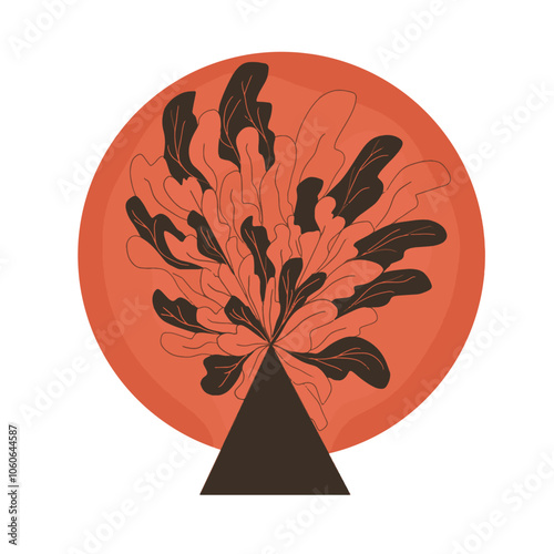 Ilustração Vetorial árvore, vector, natureza, folha, ilustração, design, planta, símbolo, arborizar, ícon, flor, arte, outonal, silhueta, galho, elemento, deixar, verde, condecoração, desenho, condime