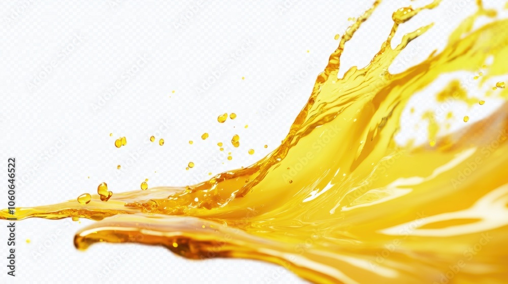 Yellow Liquid Splash Yellow Liquid Splash