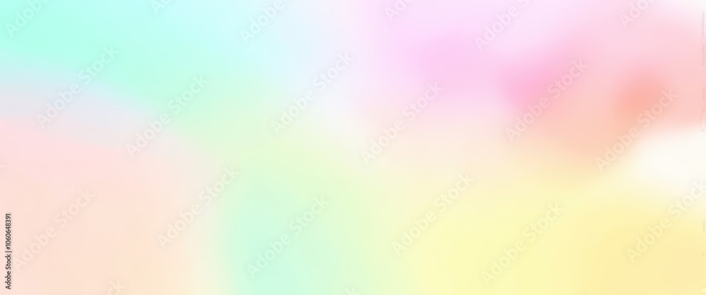 Pastel gradient background, soft watercolor texture, dreamy atmosphere, ethereal hues, mint green to yellow to pink, delicate color transition, gentle ombre effect, abstract sky-like palette, soothing Pastel gradient background, soft watercolor texture, dreamy atmosphere, ethereal hues, mint green to yellow to pink, delicate color transition, gentle ombre effect, abstract sky-like palette, soothing