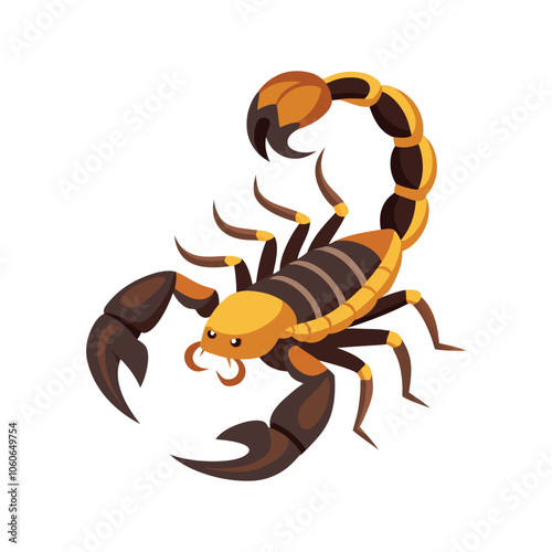 Vector drawing of a scorpion