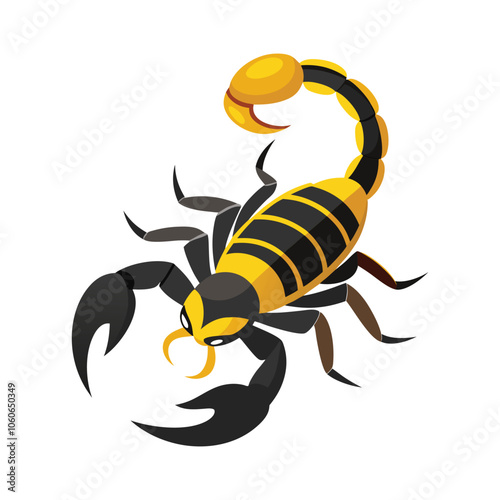 Vector drawing of a scorpion