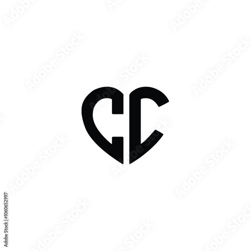 CC monogram logo design letter text name symbol monochrome logotype alphabet character simple logo