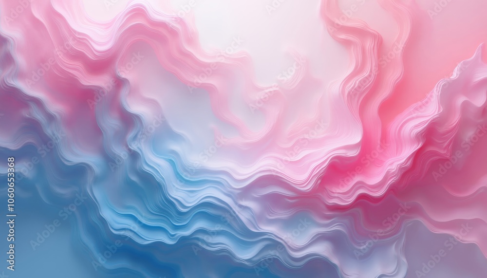 Swirling Abstract Patterns in Pink, Blue, and White with Fluid Motion. Swirling Abstract Patterns in Pink, Blue, and White with Fluid Motion.