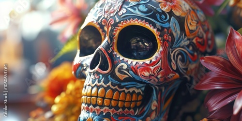 Colorful Sugar Skull