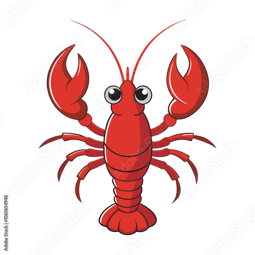 Lobstar fish silhouette vector art illustration file photo