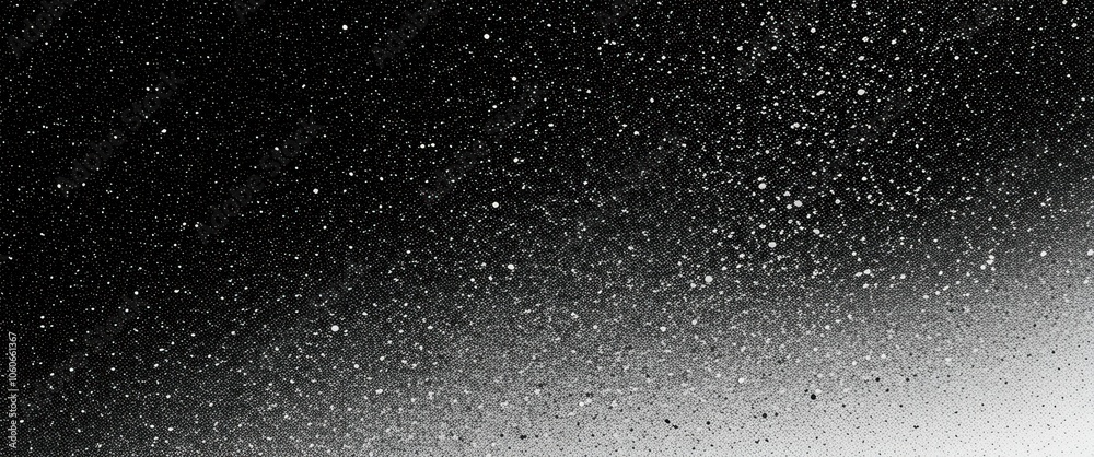 Obraz premium Cosmic dust, starfield, nebula, galactic haze, black background, celestial glow, shimmering particles, ethereal light streak, astronomical phenomenon, deep space, wispy cloud, interstellar matter, mil