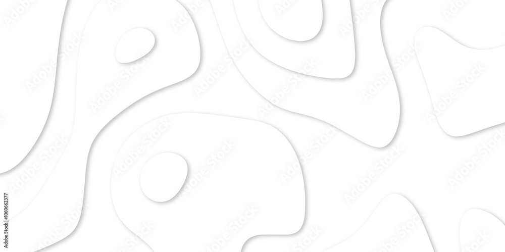 Abstract White paper cut background with lines. Topographic map in contour line light topographic topo contour map. white line drawing geometric paper art design. 3d papercut decoration textured. maps Abstract White paper cut background with lines. Topographic map in contour line light topographic topo contour map. white line drawing geometric paper art design. 3d papercut decoration textured. maps