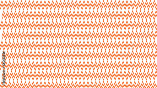 Chevron pattern orange and withe colour