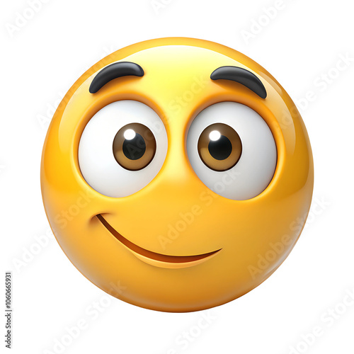 3d thinking emoji face-generative Ai