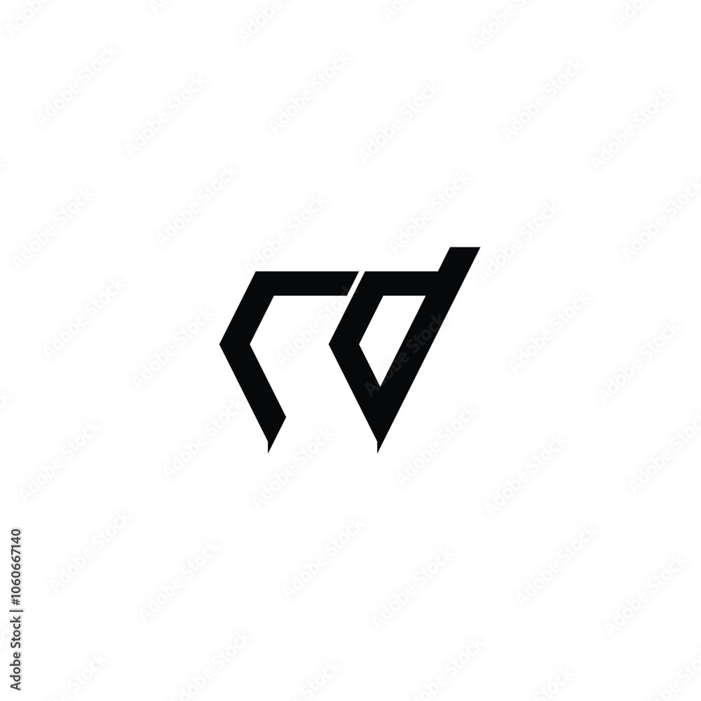 CD monogram logo design letter text name symbol monochrome logotype alphabet character simple logo