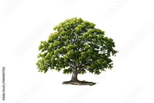 Arjuna Tree on transparent background.