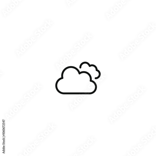Weather icon, Meteorology icon, Outline icons set isolated on white background flat vector illustration