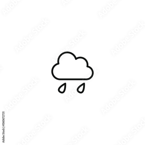 Weather icon, Meteorology icon, Outline icons set isolated on white background flat vector illustration