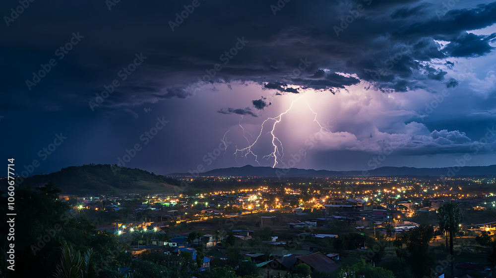 Fototapeta premium thunderstorm