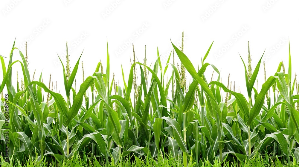 Obraz premium Isolated crop on white background showcases nature's bounty. A vivid display of agricultural produce that highlights its beauty and importance.