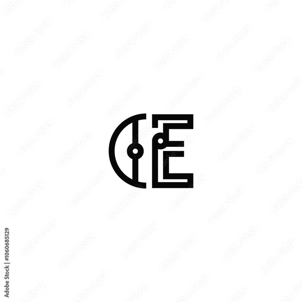 CE monogram logo design letter text name symbol monochrome logotype alphabet character simple logo CE monogram logo design letter text name symbol monochrome logotype alphabet character simple logo