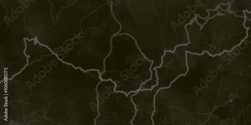 Lightning bolt. thunder lighting on black sky. 3d illustration, lightning, storm, thunder set. Frame of lightnings on black background 8k. black marble background.
