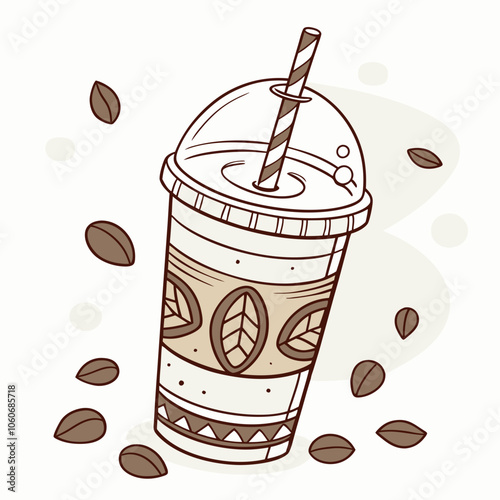 frappe coffee with chocolate