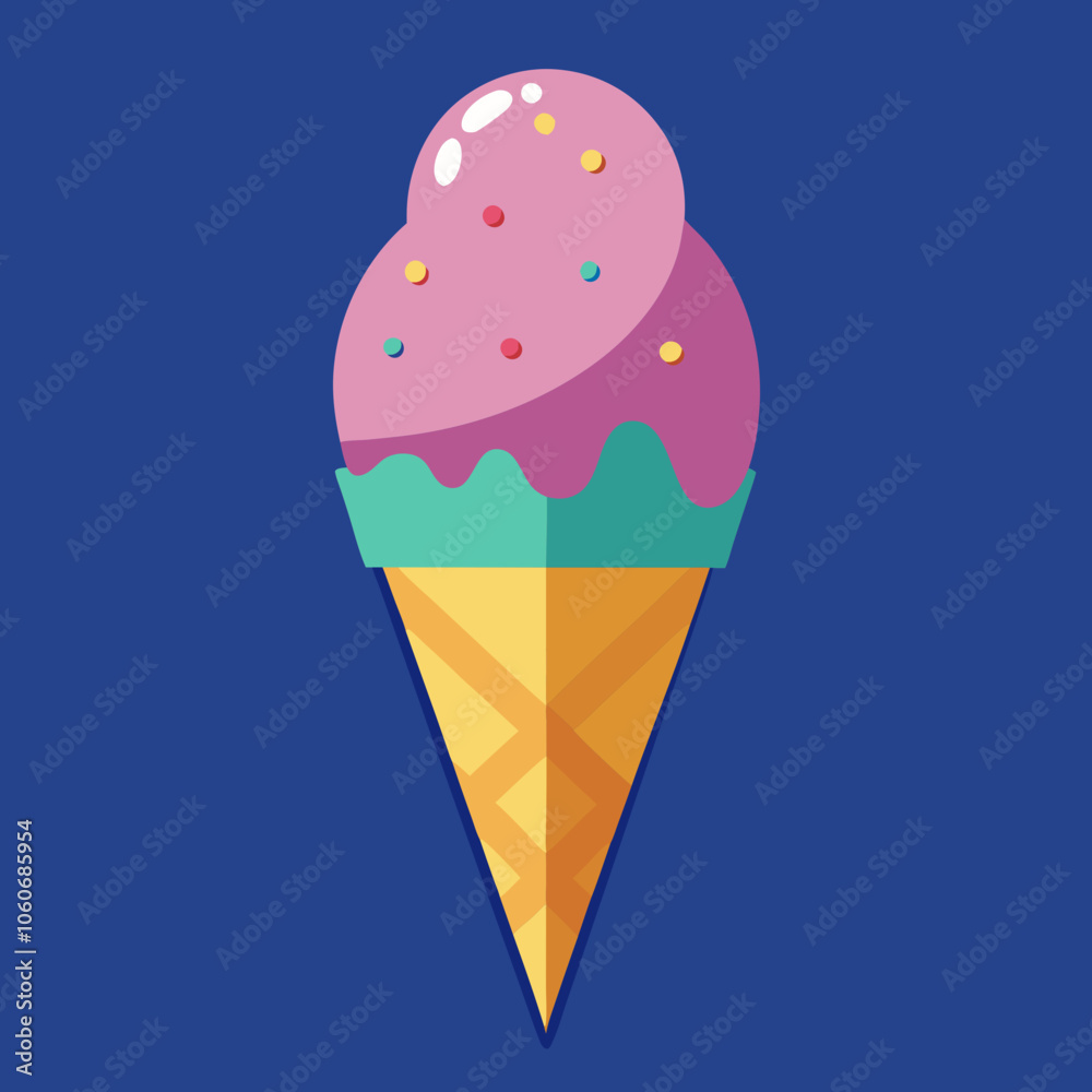 colorful cone ice cream colorful cone ice cream