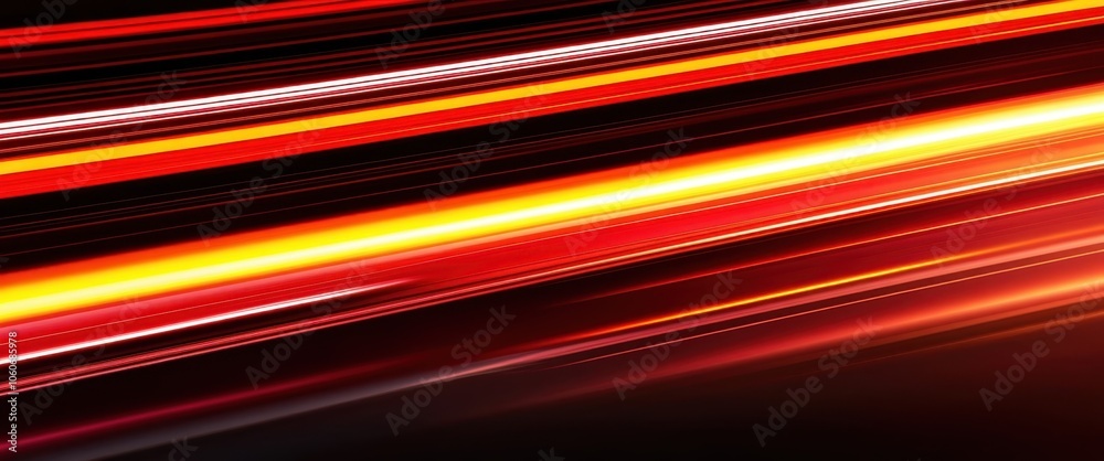 Abstract striped pattern, vibrant horizontal lines, motion blur effect, neon colors, red orange yellow purple, dynamic composition, digital art, long exposure light trails, futuristic aesthetic, high Abstract striped pattern, vibrant horizontal lines, motion blur effect, neon colors, red orange yellow purple, dynamic composition, digital art, long exposure light trails, futuristic aesthetic, high