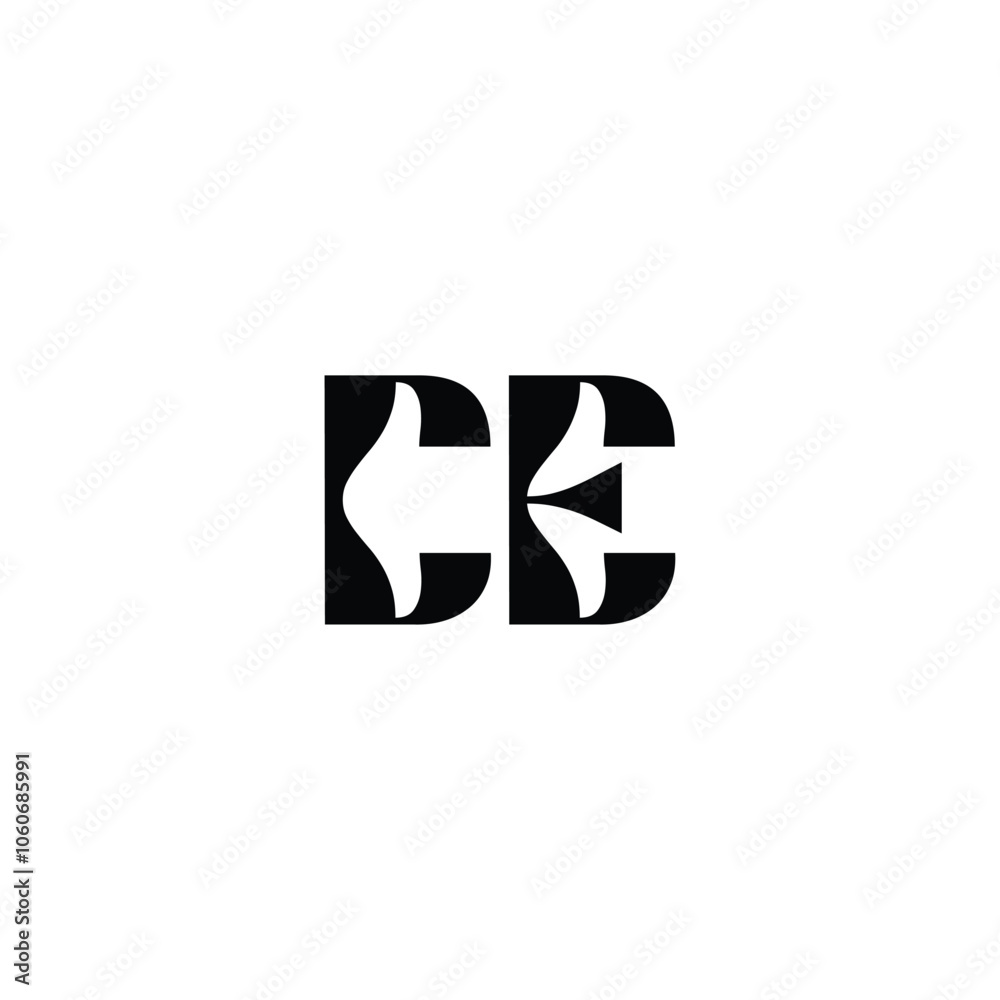 CE monogram logo design letter text name symbol monochrome logotype alphabet character simple logo CE monogram logo design letter text name symbol monochrome logotype alphabet character simple logo