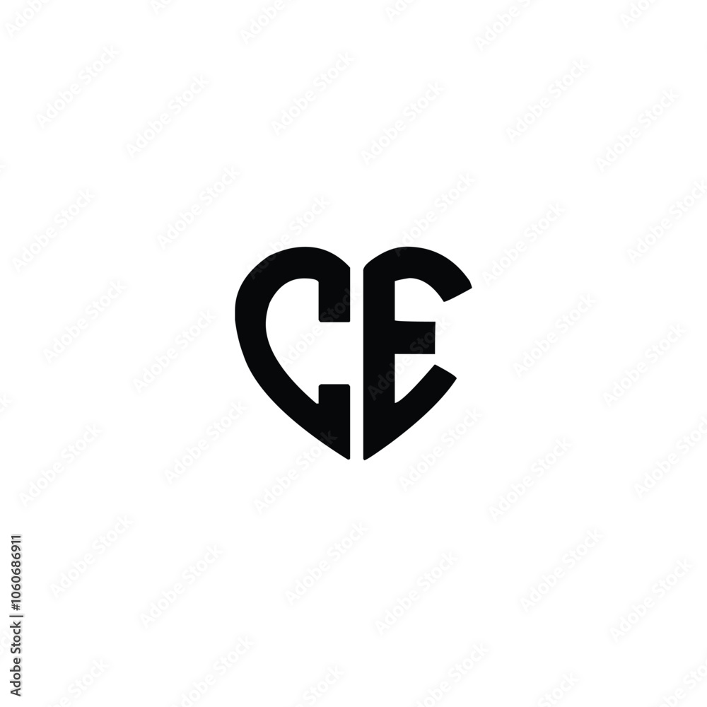CE monogram logo design letter text name symbol monochrome logotype alphabet character simple logo CE monogram logo design letter text name symbol monochrome logotype alphabet character simple logo