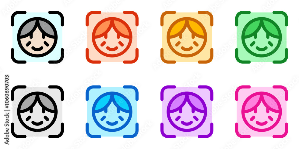 Editable grandparent face vector icon. Part of a big icon set family. Perfect for web and app interfaces, presentations, infographics, etc Editable grandparent face vector icon. Part of a big icon set family. Perfect for web and app interfaces, presentations, infographics, etc