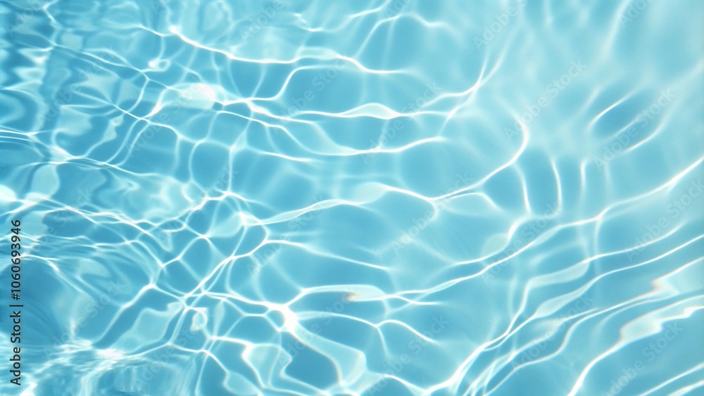 Abstract Water Texture Rippling Blue Surface