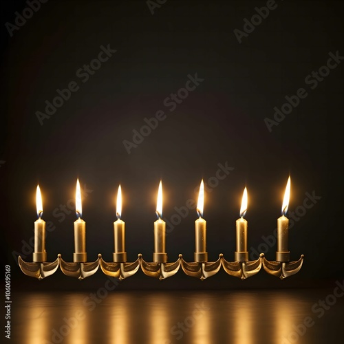 Golden Candles in a Dark Room