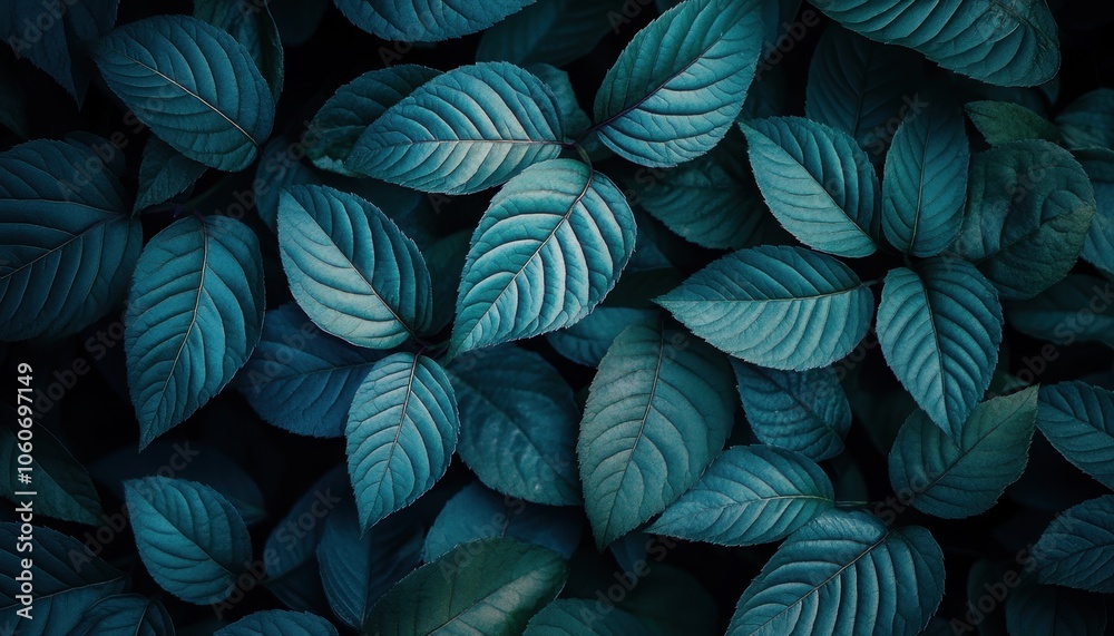 Close-up of green leaves highlighting nature's textures for eco-friendly products Close-up of green leaves highlighting nature's textures for eco-friendly products