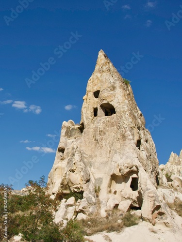 Obraz na płótnie Different landscape of tuff formation in Goreme Historical National Park in Cappadocia, Turkey w salonie